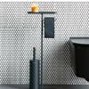 Roll Holder with Towel Holder and Shelf - MINDSET BRABANTIA